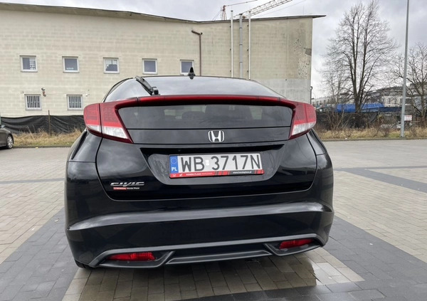 Honda Civic cena 47000 przebieg: 153000, rok produkcji 2014 z Praszka małe 137